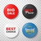 Sales pin badges, best sale, choice, price and offer text