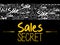 Sales Secret word cloud collage