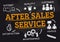 After-Sales Service doodle concept