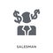 Salesman icon from Marketing collection.