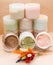 Saline body scrubs