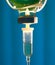 Saline iv drip fluid intravenous drop hospital room,medical concept,treatment emergency