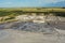 Saline lagoon in Pampas Landscape, La Pampa