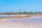 Saline lakes at Rottnest island in Australia