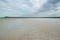 Saline,salt lake Baskunchak. Astrakhan region. Russian landscape