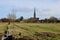 Salisbury Cathedral from Ancient Water Meadows, Wiltshire, England