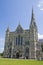 Salisbury cathedral entrance, England