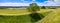 Salisbury panorama viewed from Old Sarum settlement Wiltshire So