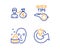 Sallary, Face cream and Tutorials icons set. Share idea sign. Person earnings, Gel, Quick tips. Solution. Vector