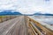 Salmon Arm Wharf on a cloudy morning.