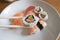 Salmon and Avocado Uramaki