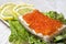 Salmon caviar