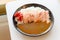 Salmon curry with rice, Japanese food
