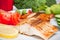 Salmon diet food