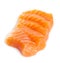 Salmon filett. Sashimi. Isolated