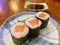 Salmon maki rolls