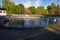 Salmon rearing pond at Maritime Heritage Park, Bellingham, Washington