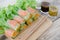 Salmon Salad Rolls