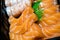 Salmon sashimi