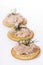 Salmon spread on cracker cookies