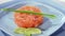 Salmon tartare with chives