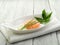 Salmon tartare with lemon