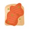 salmon toast design