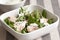 Salmon and watercress salad