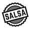 Salsa black stamp