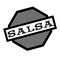 Salsa black stamp