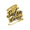 Salsa party vector logotype