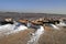 Salt area, lac Rose, Senegal.