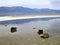 Salt Badwater Basin Panamint Mountains Death Valley