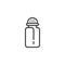 Salt bottle line icon