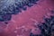 Salt, brine and mud of pink salty Sivash Lake near Azov Sea