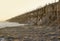 Salt concretions on the extraction pump in the salt plains of Asale Lake in the Danakil Depression in Ethiopia, Africa