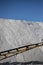 Salt exploitation in a saline in the Camargue, France