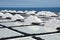 Salt extraction at La Palma, Canary Islands