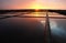 Salt field Sunset