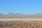 Salt Flat and the Laguna Tebinquiche in Atacama Desert, Chile