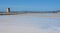 Salt flats near Marsala in Sicily