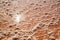 Salt formations in a dried lake of the saltworks near Burgas, Bulgaria, Eastern Europe