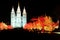 Salt Lake City Mormon Temple Christmas Lights