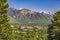 Salt Lake City Views with framed city mountains