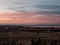 Salt lake Las Salinas in the Torrevieja at sunset