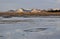 Salt lake in the Siwa oasis