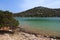 Salt lake in Telascica Nature Park, Croatia