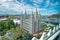 Salt Lake Temple in Salt Lake City, Utah, USA