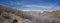 Salt Lake and Utah County Valley views from Sensei Lolo loop trail snowy mountain valley in Lone Peak UTah