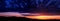 Salt Lake Valley sunset panorama